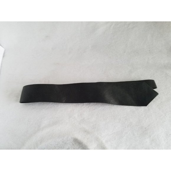 Genuine leather skinny neck tie Hand made Multiple colors VTG 1980's 42" lng New - Picture 3 of 8